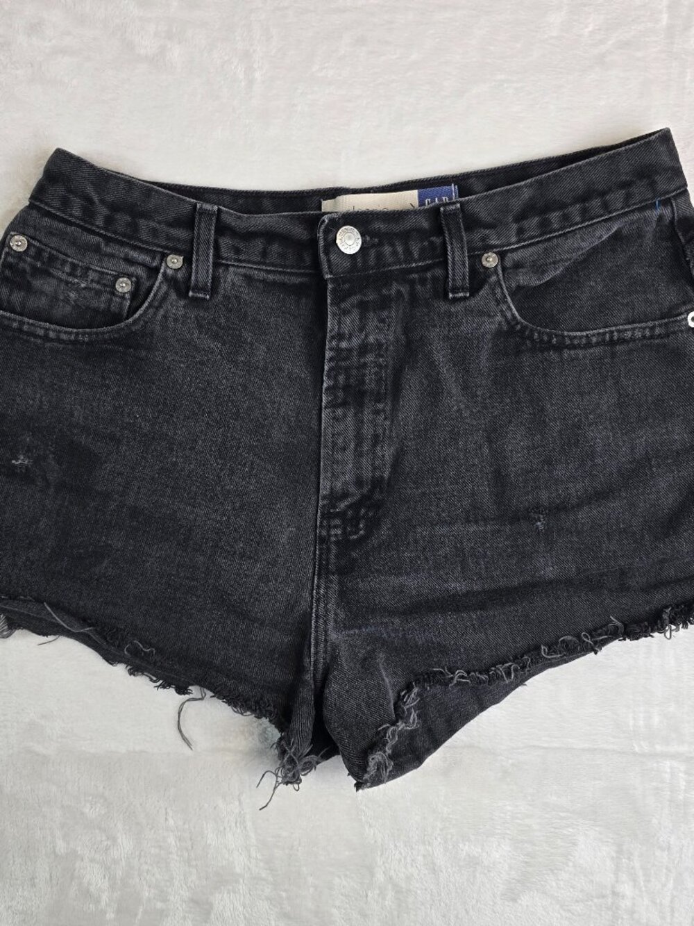 GAP Classic Denim Jean Cut Off Shorts USC Trojans Size 30 Womens